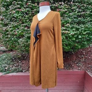 Chalet USA Stretch Tunic Top Dress Lagenlook Boho Small